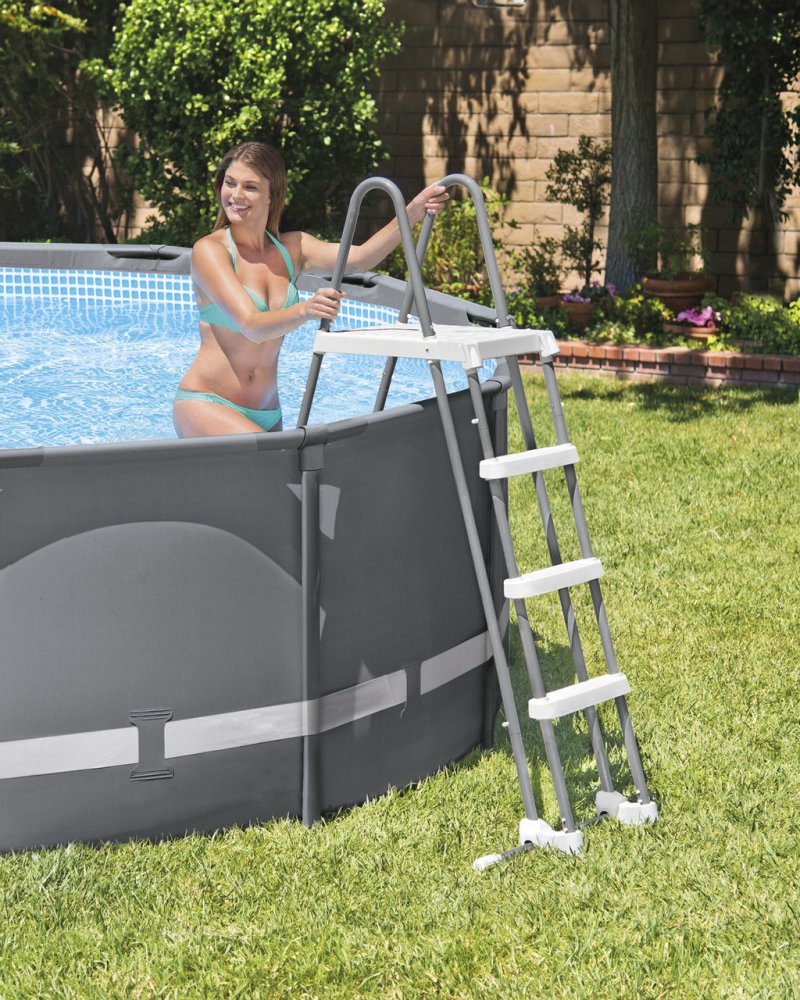 Safety Pool Ladder 122 cm Anti-Slip Steps INTEX 28076 (0)