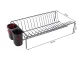Metal Dish Drainer Rack, Black