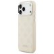 Guess Peony Hot Stamp Script MagSafe Phone Case Cover iPhone 17 Pro Max - Beige