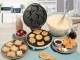 Electric waffle maker with fun shapes, 1200W, white or black