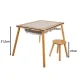 Kruzzel Wooden Sensory Activity Table and Chair Set 26366