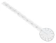Stylish Wall Clock DIY 80-120 cm, Silver