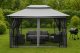 3x4m Gazebo Replacement Canopy Waterproof Vented Top Cover MultiGarden, Grey