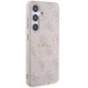 Guess 4G Collection Leather Metal Logo MagSafe Case for Samsung Galaxy S24, Pink