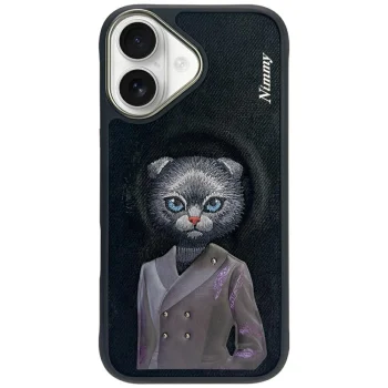 Nimmy Cute Pet MagSafe Case for iPhone 16, Black