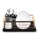 Massido MS-600 Dish Drying Rack with Tray, gold