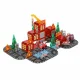 Magnetic 3D Building Blocks Fire Brigade Set 92 Pieces
