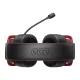QCY Heroad VT200 Tri-Mode Wireless Gaming Headphones, Black/Red