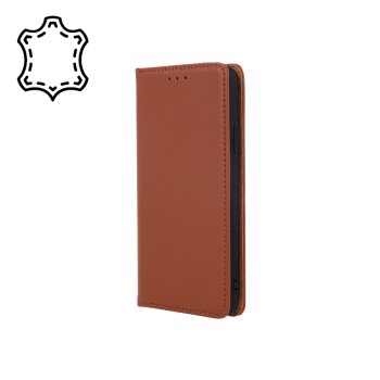 Samsung Galaxy A36 ( SM-A366E / DS ) Genuine Leather Wallet Phone Cover, Brown