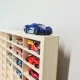 Kruzzel Wooden Toy Car and Figure Display Shelf, 90 Compartments