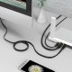 Сетевой кабель Orico PUG-C6B CAT6 RJ45, Плоский, 15м, Черный