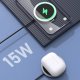 Bezvadu lādētājs Dudao A12XS 15W MagSafe Compatible - Melns | Wireless Inductive Charger