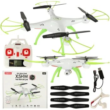 Drone Quadrocopter RC Syma X5HW 2,4GHz Camera Wi-Fi, White