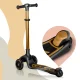 Nukido Flippo Kids 3-Wheel Scooter with Seat, Gold