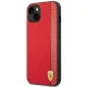 Ferrari iPhone 14 Plus Case On Track Stripe, Red