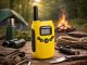 Rāciju komplekts Baofeng BF-T6 2km rādiuss 1500mAh, dzeltens