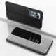 Clear View Case Flip Cover for Xiaomi 12 Lite, Black