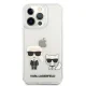 Karl Lagerfeld Karl & Choupette Case for iPhone 13 Pro Max - Transparent