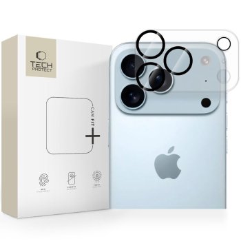 Tech-Protect Cam Fit+ Camera Cover iPhone 17 Pro - Clear