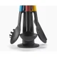 Joseph Joseph Elevate 6-Piece Kitchen Utensil Set with Stand, Black