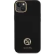 Guess Silicone Logo Strass 4G Case for iPhone 15 Plus / 14 Plus - Black