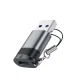 Acefast J8 USB-C Female to USB-A Male Adapter - Gray