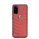 Ferrari Samsung Galaxy S20 Case Heritage Quilted, Red