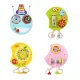 Educational Toy Wooden Manipulation Sensory Montessori Busy Board, Caterpillar