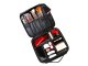 Travel Makeup Case with Adjustable Dividers Cosmetic Organizer, Black