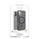 Puro Lightfeel Case for iPhone 17 with MagSafe, Transparent/Black