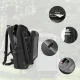 Rockbros H51 Cycling Backpack with Solar Panel - Black