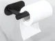 Self-Adhesive Toilet Paper Holder Without Drilling, Black