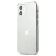 Guess iPhone 12 mini Case 4G 3D Pattern Collection, Transparent