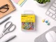 Metal Paper Clips 70 Pcs Round Office School Document Supplies, Multicolor