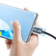 Baseus Crystal Shine USB Type C Data Charging Cable 100W, 2m, Black