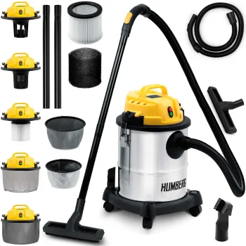 Humberg 20L Wet Dry Vac 1200W Shop Vacuum for Workshop and Garage HM-401