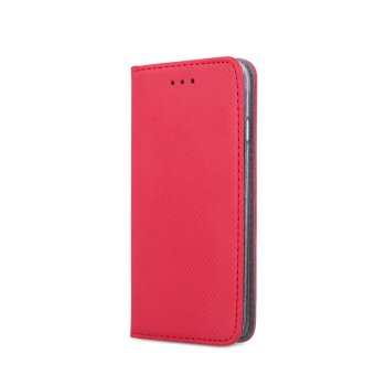 Samsung Galaxy S24 (SM-S921) Smart Magnetic Case Cover Stand, Red