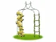 Metal Garden Pergola & Plant Arch Support (265 cm, Dark Green)
