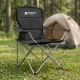 Folding Camping Chair MOUNTAIN GOAT with Armrests, Black