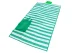 Beach Mat with Inflatable Pillow Green
