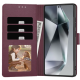 Xiaomi Poco X7 / Redmi Note 14 Pro+ Plus / Redmi Note 14 Pro Tech-Protect Wallet Book Case Cover, Burgundy