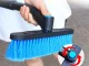 Telescopic Ice Scraper and Snow Brush for Car Windshield, Blue