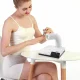 Nail Dust Collector with LED Light and Flexible Pipe, White