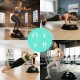 ModernHome Half Ball Balance Trainer with Resistance Bands & Pump for Core Workouts