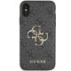 Guess 4G Big Metal Logo Case for iPhone X/XS - Gray
