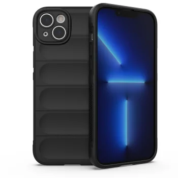 Dėklas iPhone 14 Plus Magic Shield Case atsparus smūgiams, juodas
