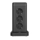 Huslog Tower Power Strip with 6 ft Cord | Vertical Surge Protector for Desk & Office