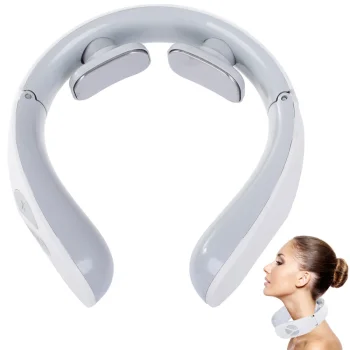 Neck and Back Electrostimulator Massager, Battery Operated