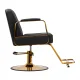 Gabbiano Acri Hairdressing Chair, Black/Gold