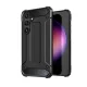 Samsung Galaxy S24 (SM-S921) Armor Guard Plastic + TPU Hybrid Case Cover, Black